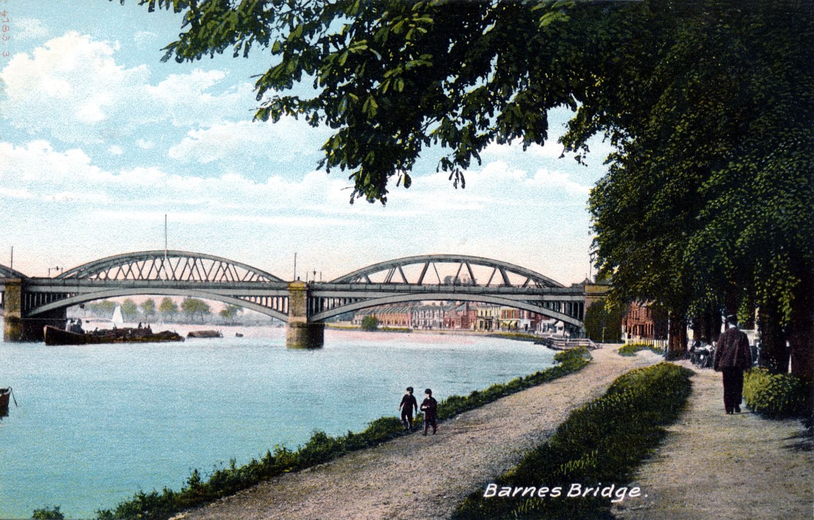 Barnes Bridge,river view